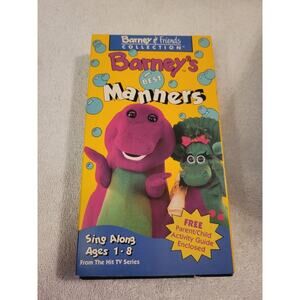 Barney - Barneys Best Manners (VHS, 1993) TV Cartoon by The Lyons Group